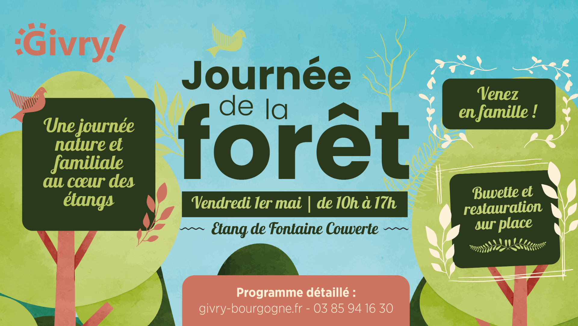 Vendredi 1er mai de 10h à 17h : 2ème édition de la Journée de la forêt !