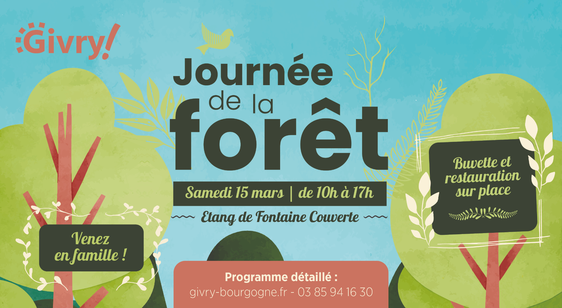 NOUVEAU // Journée de la forêt le samedi 15 mars - Le programme !