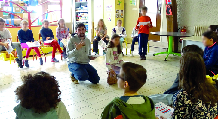 Atelier théâtre pour la classe de CE2-CM1 de l'école Lucie AUBRAC !