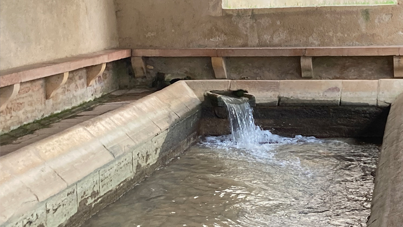 Remise en marche du Grand lavoir !